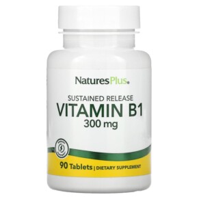 NaturesPlus Vitamin B1 300 mg 90 Tablets 097467016057
