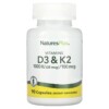 Nature's Plus Vit D3 + Vit K2 90 viên 2 NaturesPlus Vitamin D3 & K2 90 Capsules 097467010437