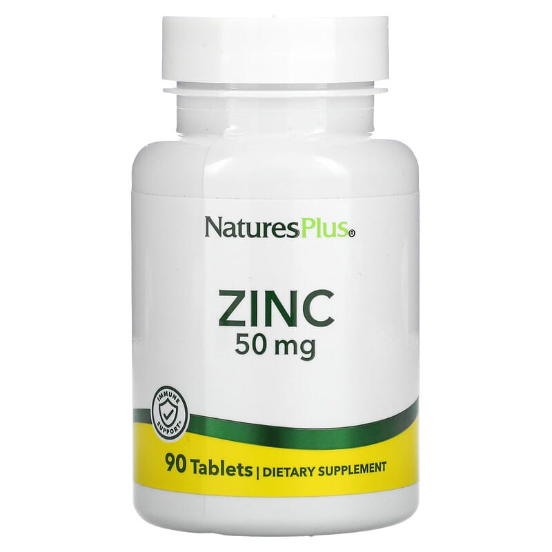Nature's Plus Zinc 50 mg 90 viên 1 NaturesPlus Zinc 50 mg 90 Tablets 097467036451