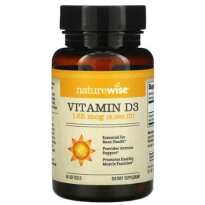 NatureWise Vitamin D3 125 mcg (5.000 IU) 90 Softgels 858081006202