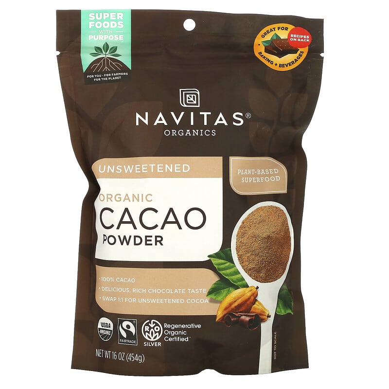 Navitas Organics Organic Cacao Powder 16 oz (454 g) 1 Navitas Organics Organic Cacao Powder 16 oz (454 g) 858847000840