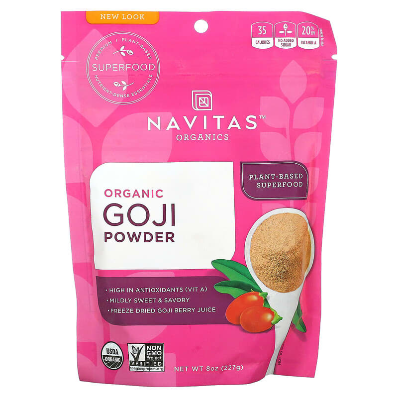 Navitas Organics Organic Goji Powder 8 oz (227 g) 1 Navitas Organics Organic Goji Powder 8 oz (227 g) 858847000635