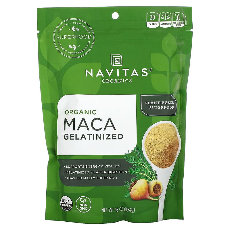 Navitas Organics Organic Maca Gelatinized 16 oz (454 g) 1 Navitas Organics Organic Maca Gelatinized 16 oz (454 g) 858847000567