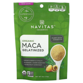 Navitas Organics Organic Maca Gelatinized 4 oz (113 g) 811961020224