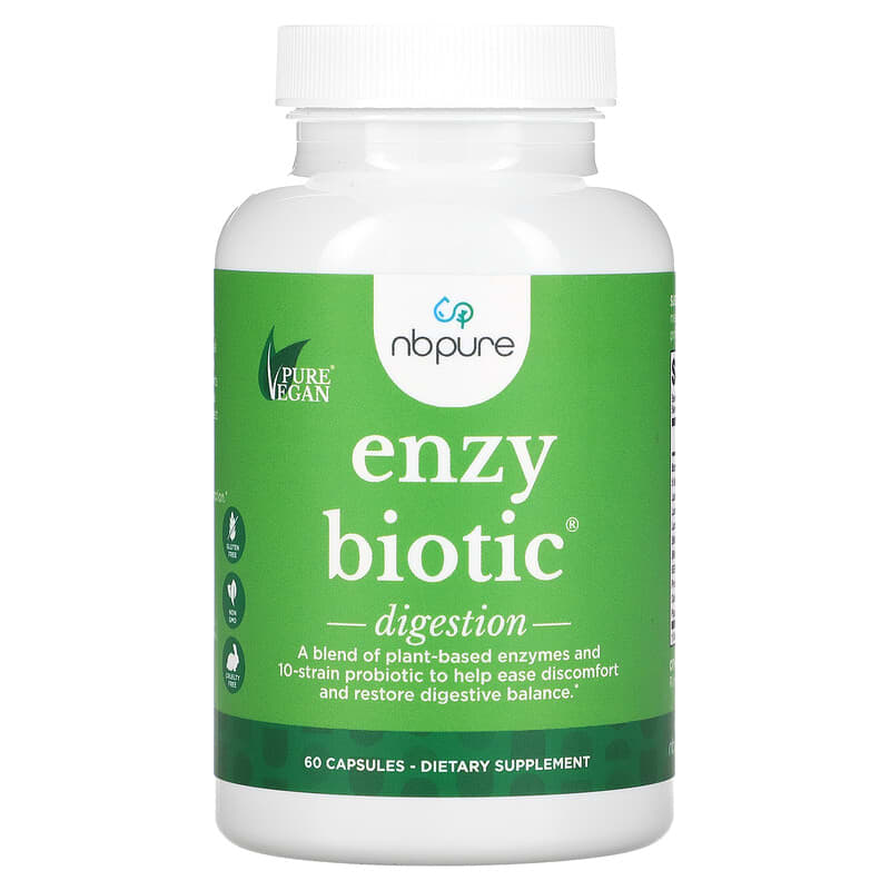 NB Pure Enzybiotic 60 Capsules 1 NB Pure Enzybiotic 60 Capsules 013886030306