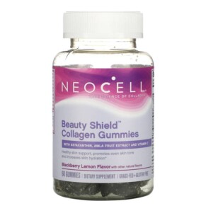 NeoCell Beauty Shield Collagen Gummies Blackberry Lemon 60 Gummies 016185130784