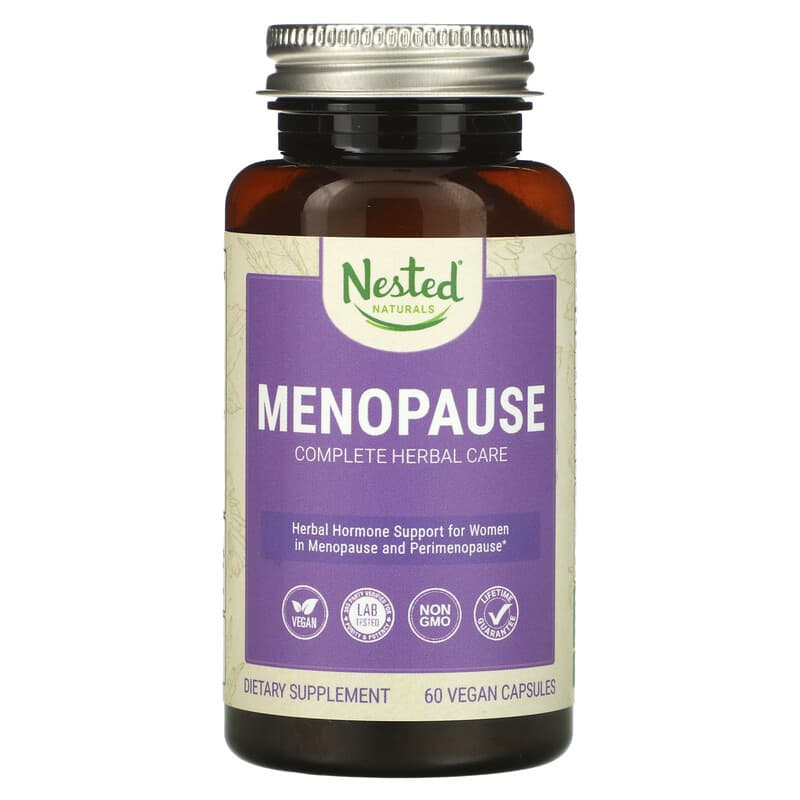 Nested Naturals Menopause Complete Herbal Care 60 Vegan Capsules 1 Nested Naturals Menopause Complete Herbal Care 60 Vegan Capsules 852446007064