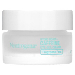 Neutrogena Hydro Boost + Caffeine Eye Gel Cream Fragrance Free 0.5 oz (14 g) 070501103913