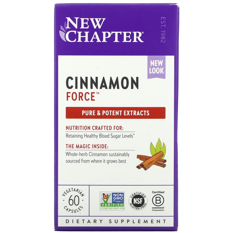New Chapter Cinnamon Force 60 viên 1 New Chapter Cinnamon Force 60 Vegetarian Capsules 727783900418
