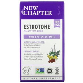 New Chapter Estrotone 60 Vegetarian Capsules 727783900661