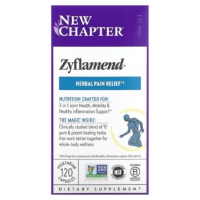 New Chapter Zyflamend 120 Vegetarian Capsules 727783900753