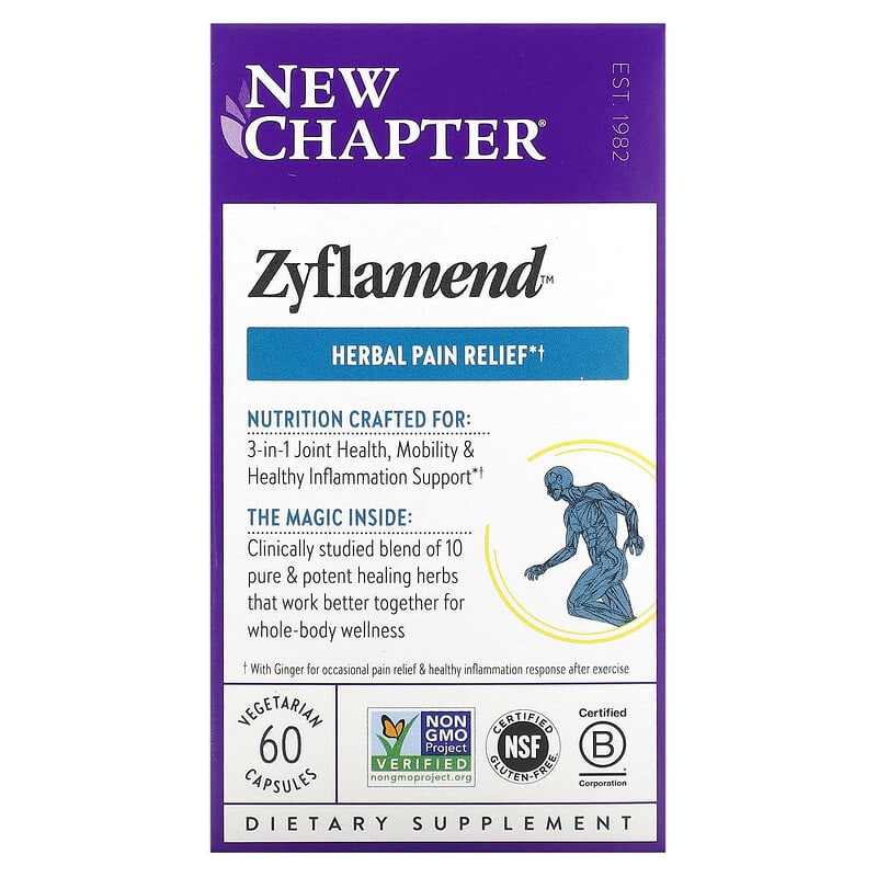 New Chapter Zyflamend 60 Vegetarian Capsules 1 New Chapter Zyflamend 60 Vegetarian Capsules 727783900746
