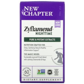 New Chapter Zyflamend Nighttime 60 Vegetarian Capsules 727783900913
