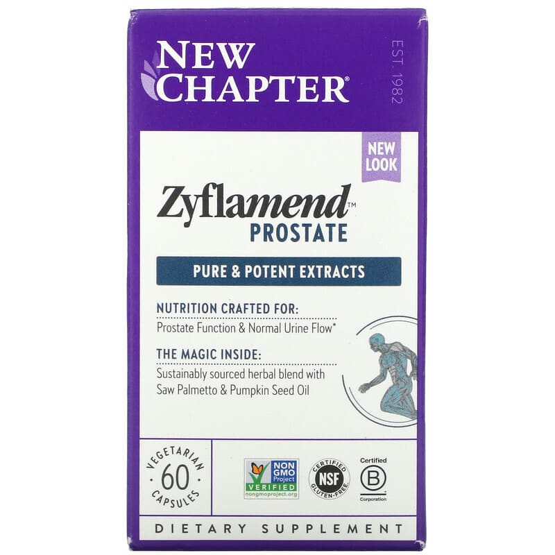 New Chapter Zyflamend Prostate 60 viên 1 New Chapter Zyflamend Prostate 60 Vegetarian Capsules 727783900920