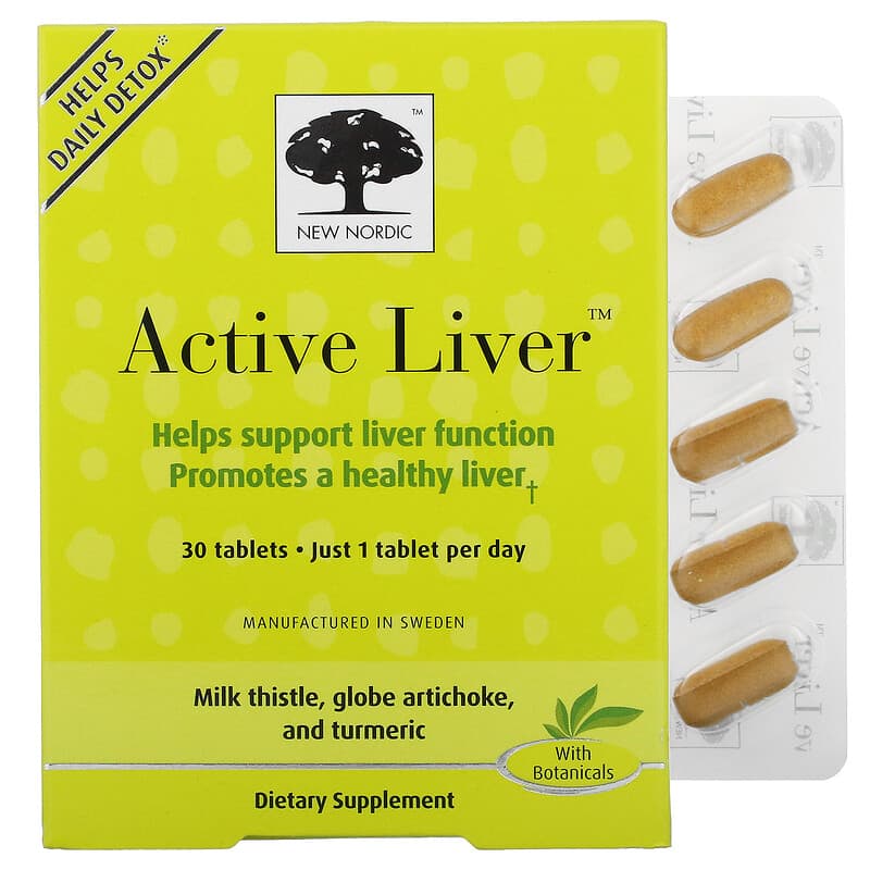 New Nordic US Inc Active Liver 30 Tablets 1 New Nordic US Inc Active Liver 30 Tablets 741805919554