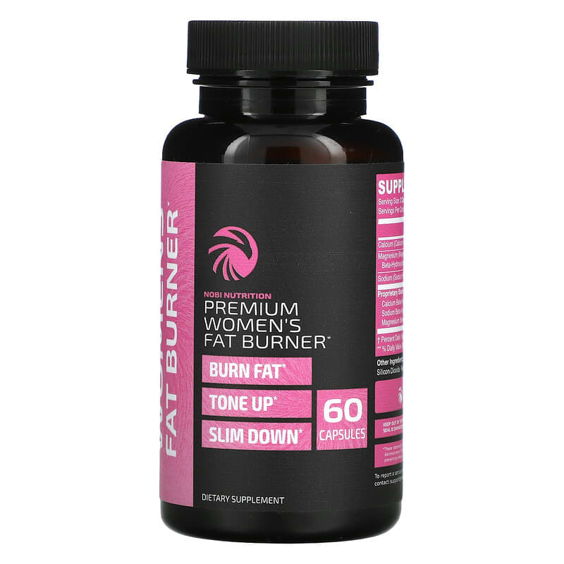 Nobi Nutrition Premium Women's Fat Burner 60 Capsules 1 Nobi Nutrition Premium Women's Fat Burner 60 Capsules 850018274135
