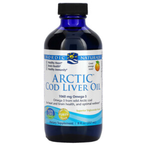 Nordic Naturals Arctic Cod Liver Oil Orange 8 fl oz (237 ml) 768990547850