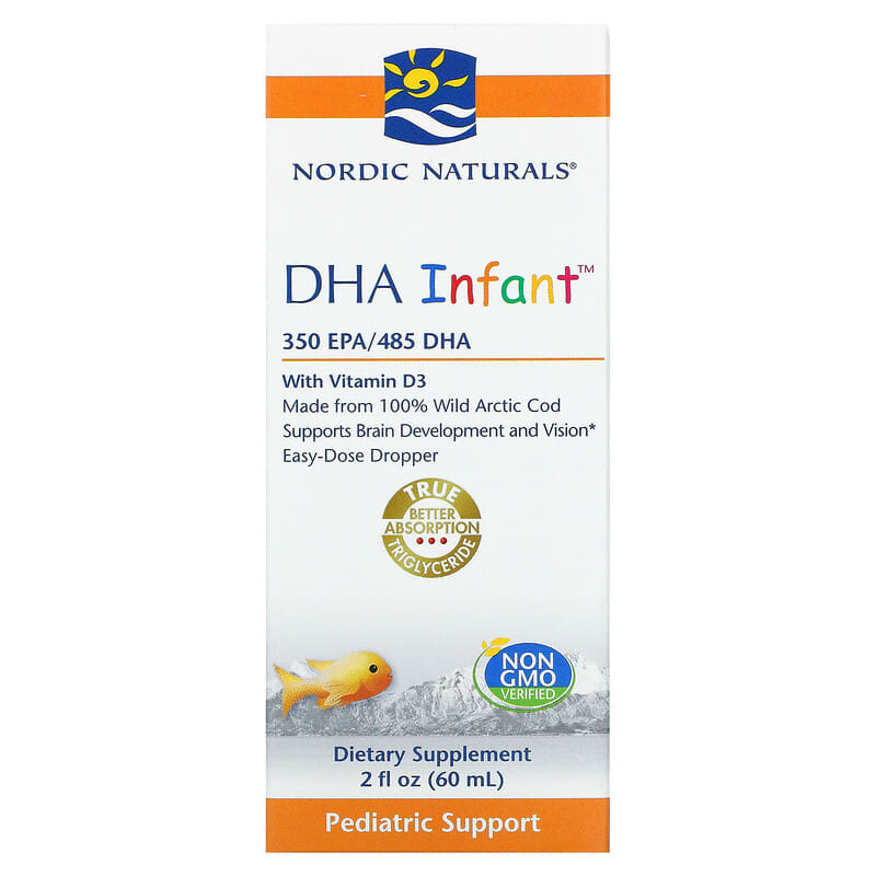Nordic Naturals DHA Infant with Vitamin D3 2 fl oz (60 ml) 1 Nordic Naturals DHA Infant with Vitamin D3 2 fl oz (60 ml) 768990537882