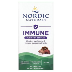 Nordic Naturals Immune Mushroom Complex 60 Capsules 768990015717
