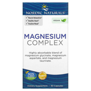 Nordic Naturals Magnesium Complex 90 Capsules 768990015335