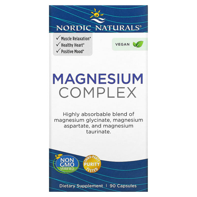 Nordic Naturals Magnesium Complex 90 viên 1 Nordic Naturals Magnesium Complex 90 Capsules 768990015335