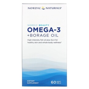 Nordic Naturals Nordic Beauty Omega-3 + Borage Oil 60 Softgels 768990016677