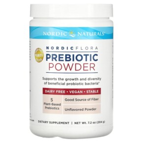 Nordic Naturals Nordic Flora Prebiotic Powder Unflavored 7.2 oz (204 g) 768990016820