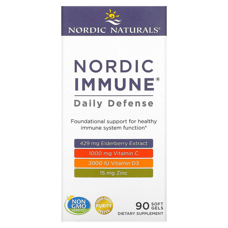 Nordic Naturals Nordic Immune Daily Defense 90 Soft Gels 1 Nordic Naturals Nordic Immune Daily Defense 90 Soft Gels 768990015113