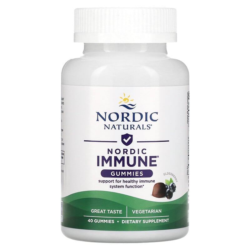 Nordic Naturals Nordic Immune Gummies Elderberry 40 Gummies 1 Nordic Naturals Nordic Immune Gummies Elderberry 40 Gummies 768990015144