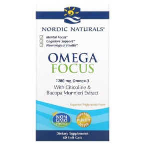 Nordic Naturals Omega Focus 1.280 mg 60 Soft Gels 768990018732
