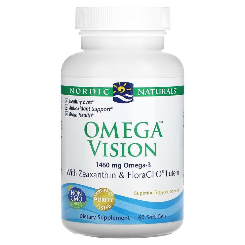 Nordic Naturals Omega Vision 1,000 mg 60 Soft Gels 1 Nordic Naturals Omega Vision 730 mg 60 Soft Gels 768990018404