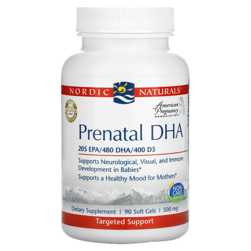 Nordic Naturals Prenatal DHA 500 mg 90 Softgels 1 Nordic Naturals Prenatal DHA 500 mg 90 Softgels 768990500947