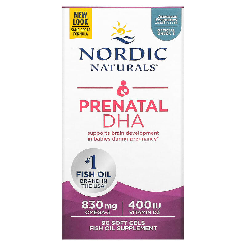 Nordic Naturals Prenatal DHA 90 Soft Gels 1 Nordic Naturals Prenatal DHA 90 Soft Gels 768990017414
