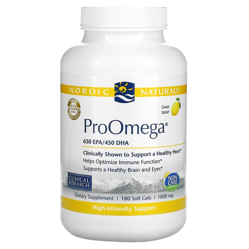 Nordic Naturals ProOmega Lemon 1,000 mg 180 Softgels 1 Nordic Naturals ProOmega Lemon 1.000 mg 180 Soft Gels 768990141201