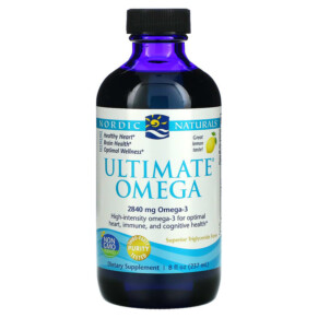 Nordic Naturals Ultimate Omega Lemon 2.840 mg 8 fl oz (237 ml) 768990027932
