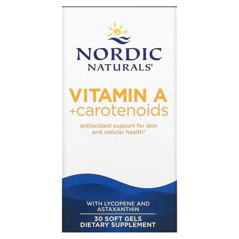 Nordic Naturals Vitamin A + Carotenoids 30 Softgels 1 Nordic Naturals Vitamin A + Carotenoids 30 Softgels 768990015304