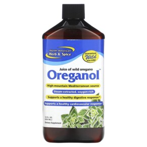 North American Herb & Spice Co. Oreganol Juice of Wild Oregano 12 fl oz (355 ml) 635824000136