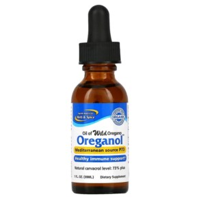 North American Herb & Spice Co. Oreganol Oil of Wild Oregano 1 fl oz (30 ml) 335824000531