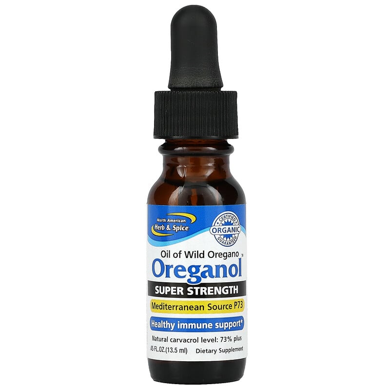 North American Herb & Spice Co. Oreganol Super Strength .45 fl oz (13.5 ml) 1 North American Herb & Spice Co. Oreganol Super Strength .45 fl oz (13.5 ml) 635824002277