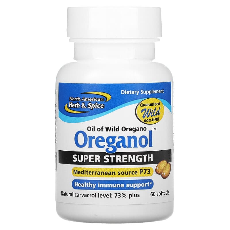North American Herb & Spice Co. Oreganol Super Strength 60 Softgels 1 North American Herb & Spice Co. Oreganol Super Strength 60 Softgels 635824002345