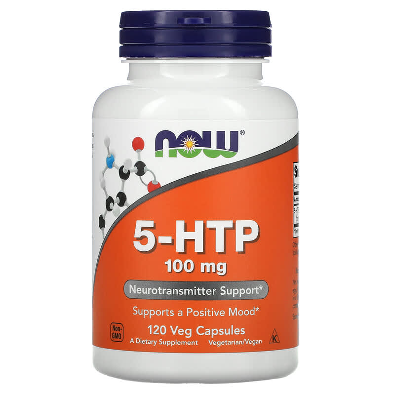 Now Foods 5-HTP 100 mg 120 Veg viên 1 NOW Foods 5-HTP 100 mg 120 Veg Capsules 733739001061