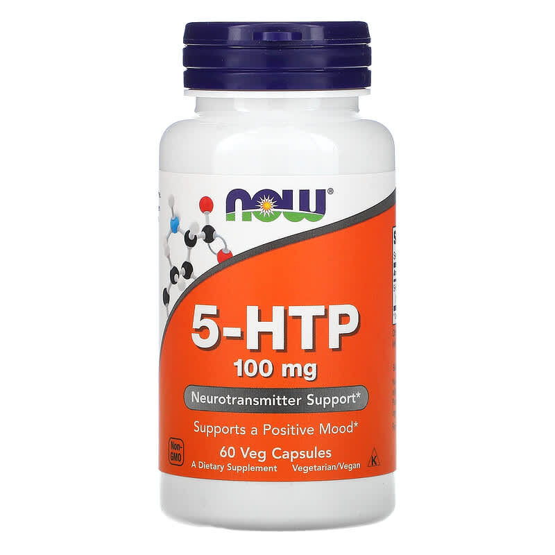 Now Foods 5-HTP 100 mg 60 Veg viên 1 NOW Foods 5-HTP 100 mg 60 Veg Capsules 733739001054