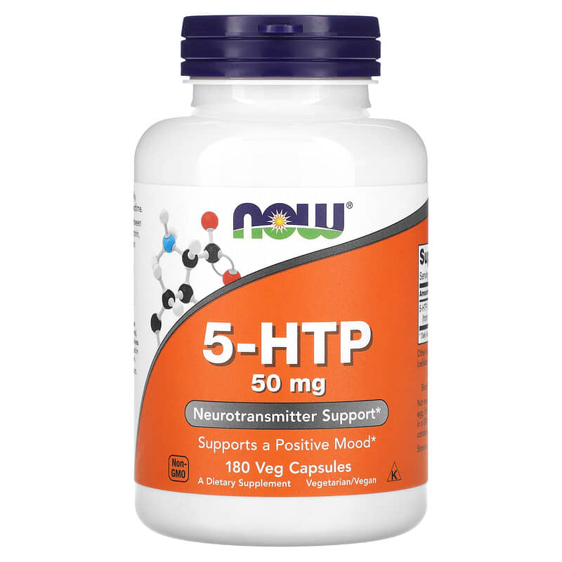 Now Foods 5-HTP 50 mg 180 Veg viên 1 NOW Foods 5-HTP 50 mg 180 Veg Capsules 733739001016