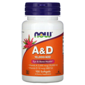 NOW Foods A&D 100 Softgels 733739003508