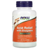 NOW Foods Acid Relief with Enzymes 60 Chewables 733739029836