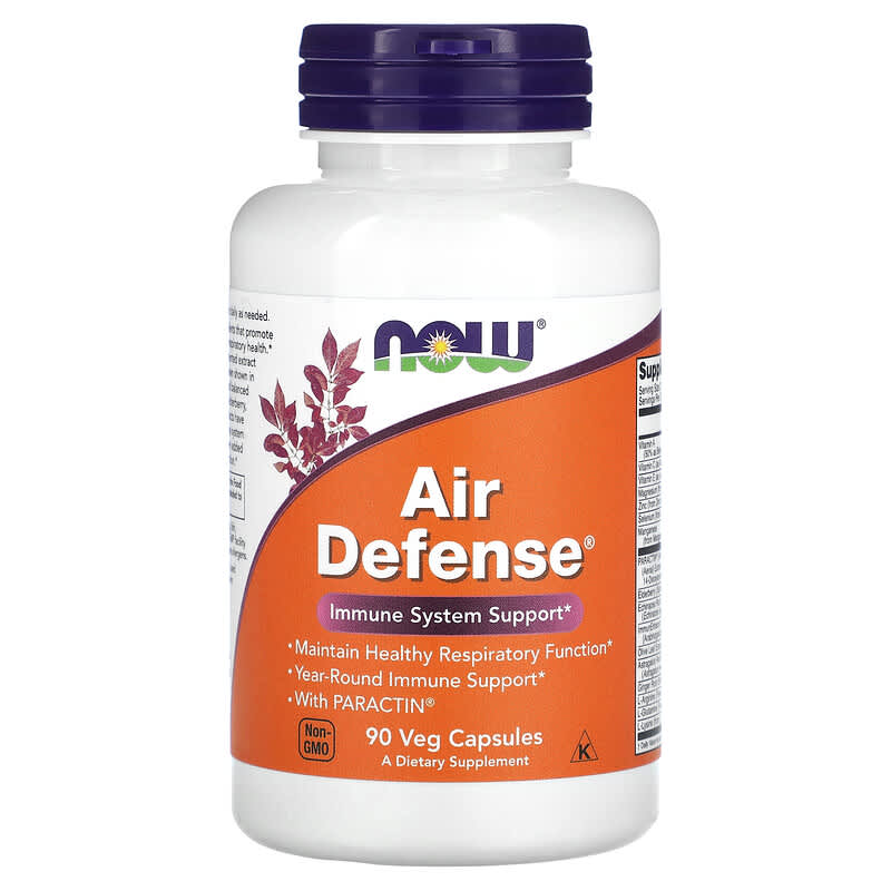 NOW Foods Air Defense Immune System Support 90 Veg Capsules 1 NOW Foods Air Defense Immune System Support 90 Veg Capsules 733739033727