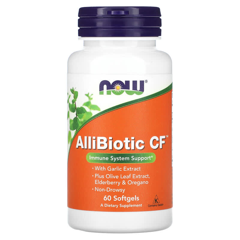 NOW Foods AlliBiotic CF 60 Softgels 1 NOW Foods AlliBiotic CF 60 Softgels 733739018113