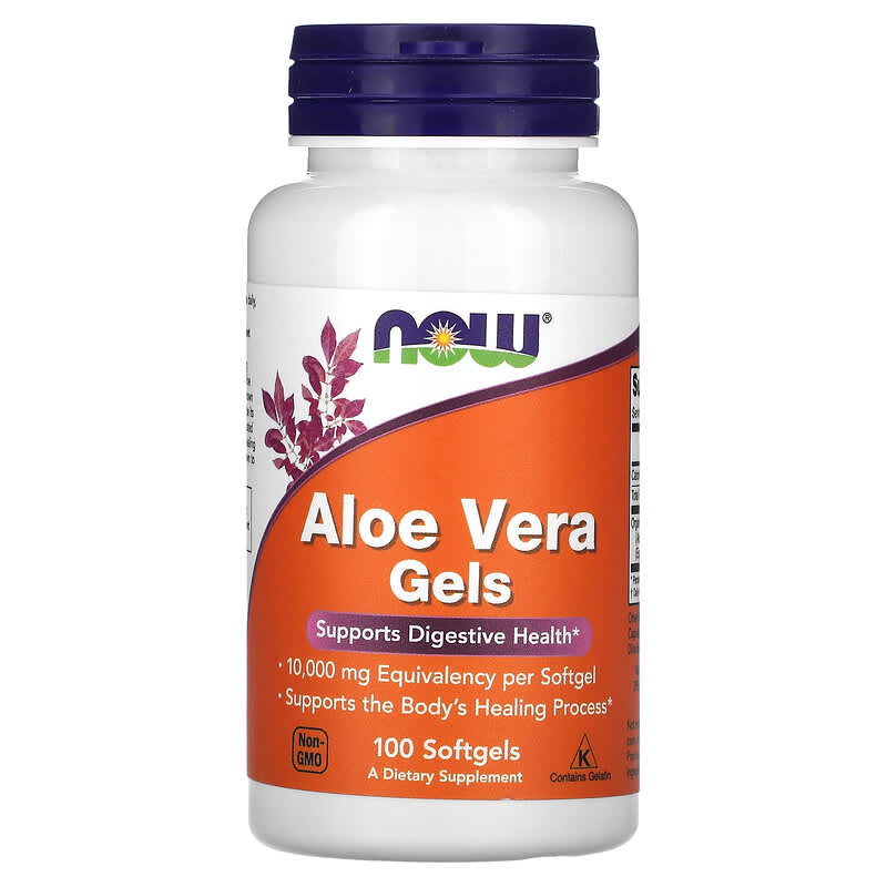 NOW Foods Aloe Vera Gels 10.000 mg 100 Softgels 1 NOW Foods Aloe Vera Gels 10.000 mg 100 Softgels 733739030368