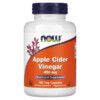 NOW Foods Apple Cider Vinegar 450 mg 180 Veg Capsules 733739033178