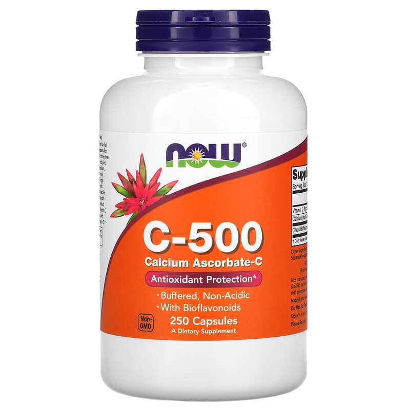 Now Foods C-500 Calcium Ascorbate-C 250 viên 1 NOW Foods C-500 Calcium Ascorbate-C 250 Capsules 733739006776
